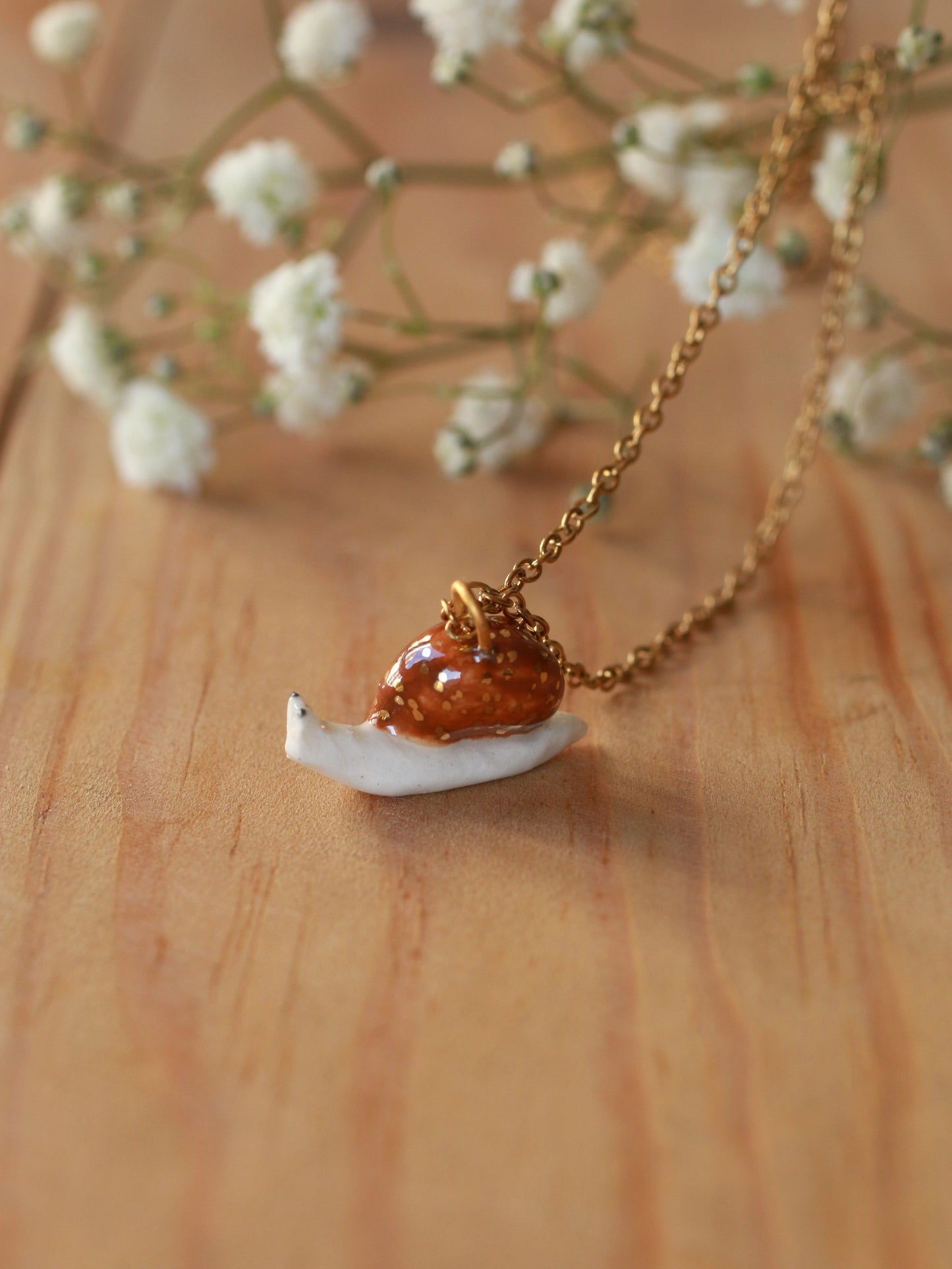 Snail necklace