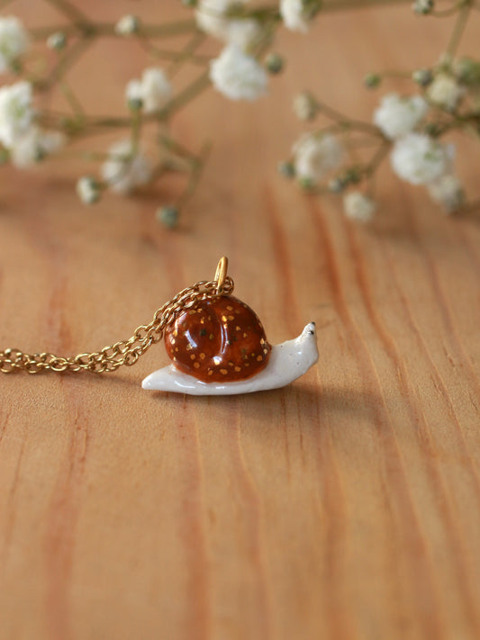 Snail necklace