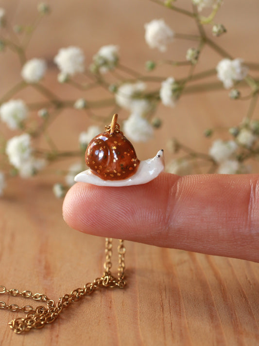 Snail necklace