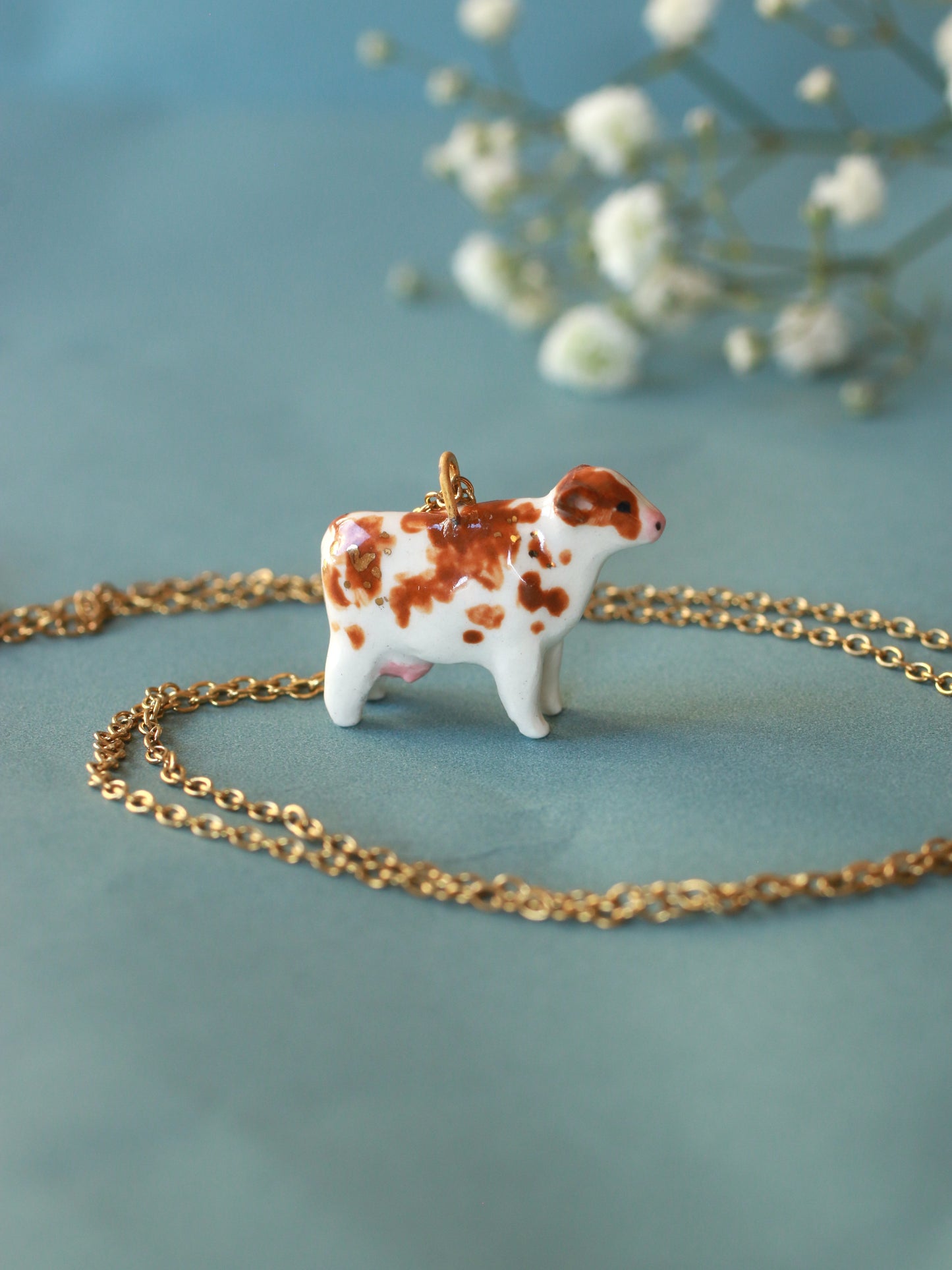 Cow necklace