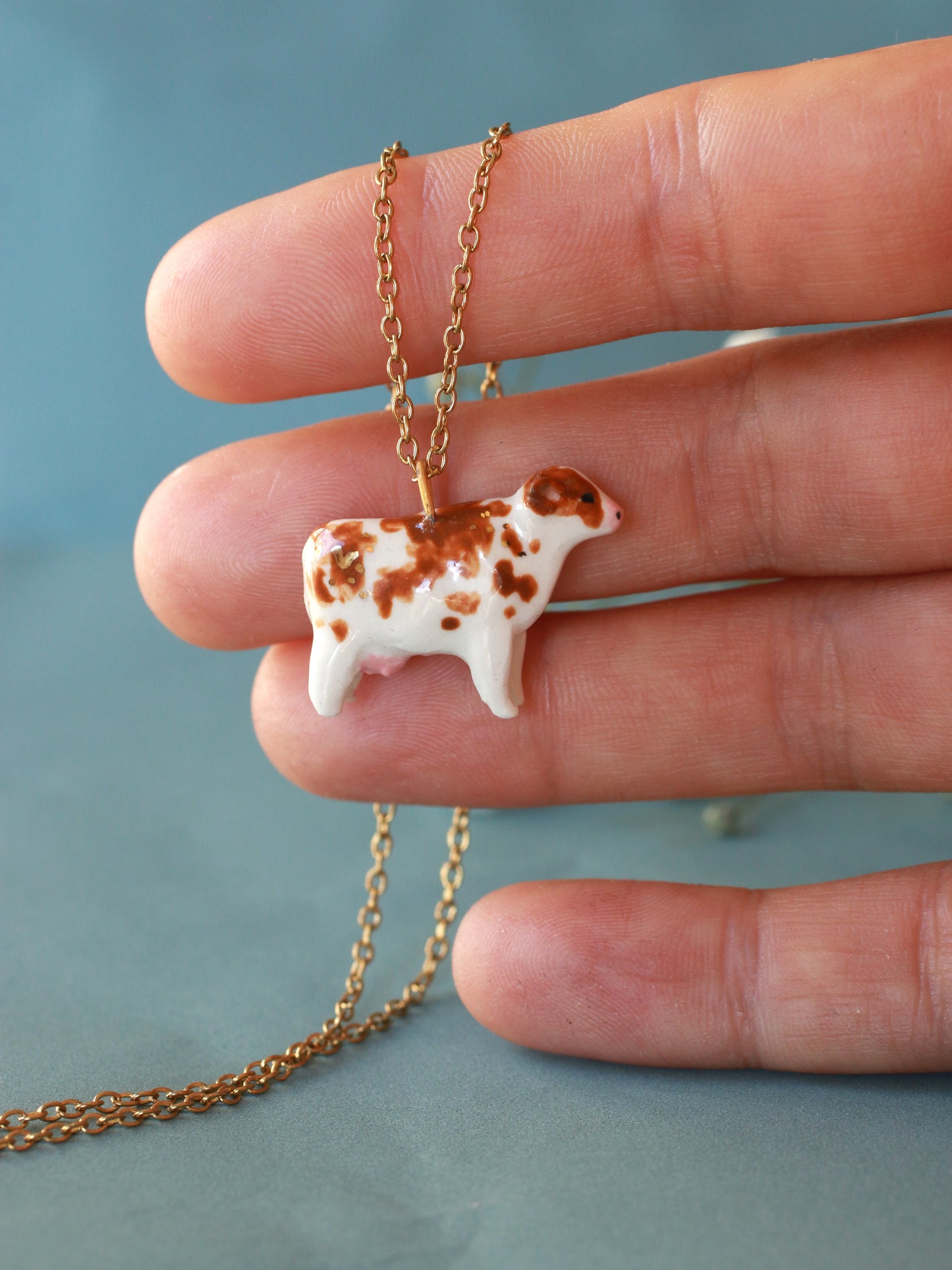 Cow necklace