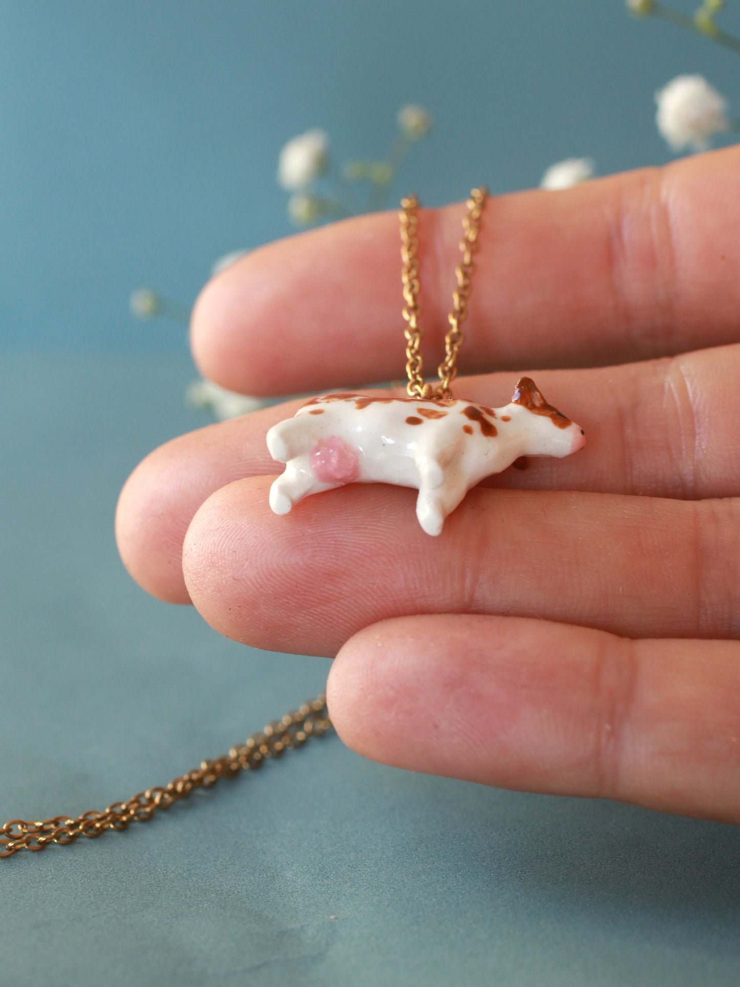 Cow necklace