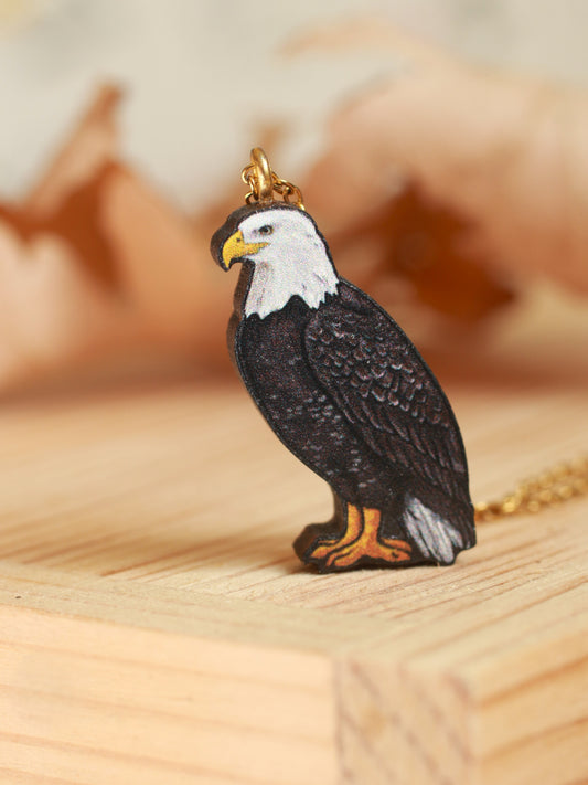 Bald eagle necklace