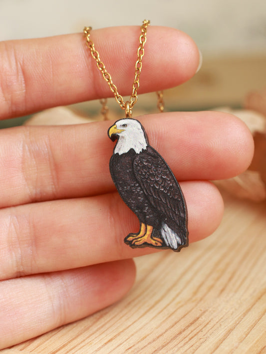 Bald eagle necklace