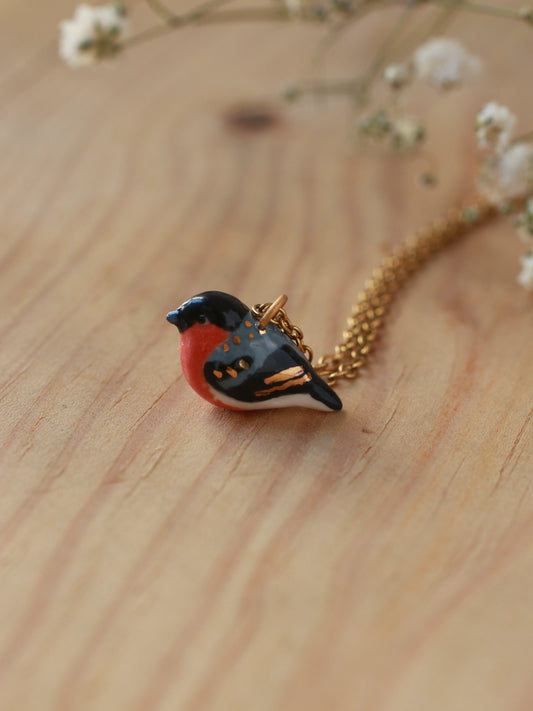 Bullfinch necklace