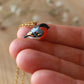 Bullfinch necklace