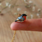 Bullfinch necklace