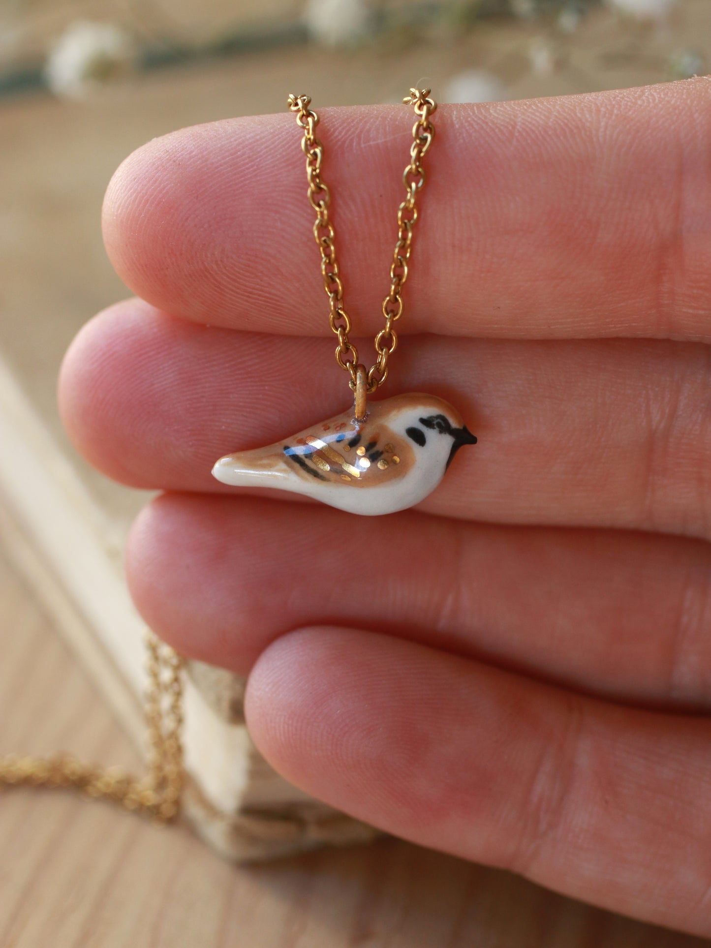 Sparrow necklace