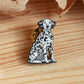 Dalmatian pin - wooden dog brooch