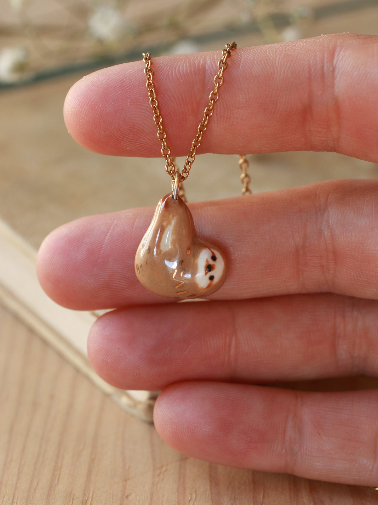 Sloth necklace