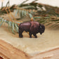 Bison necklace - Wooden buffalo pendant