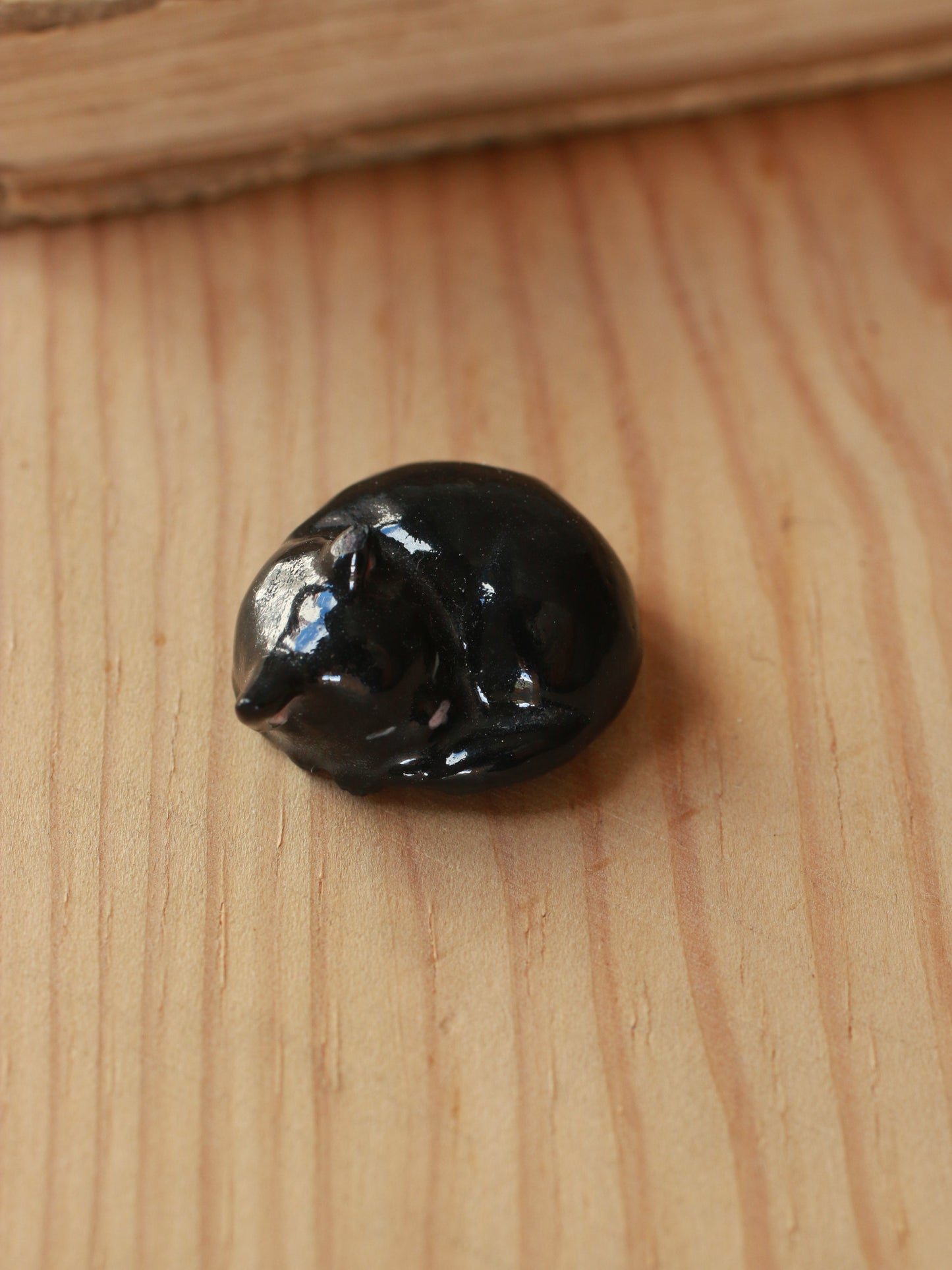 Black cat figurine