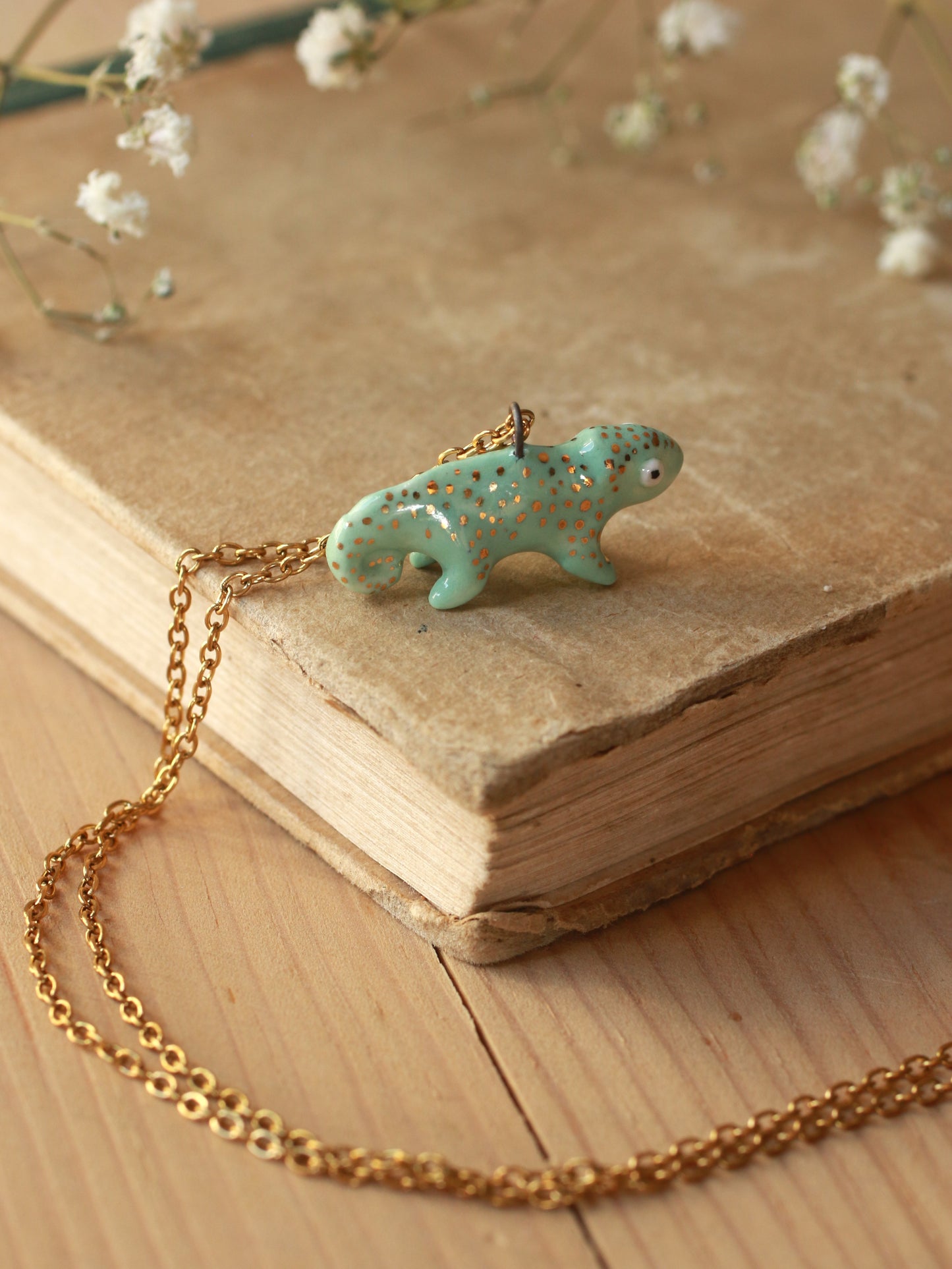 Chameleon necklace