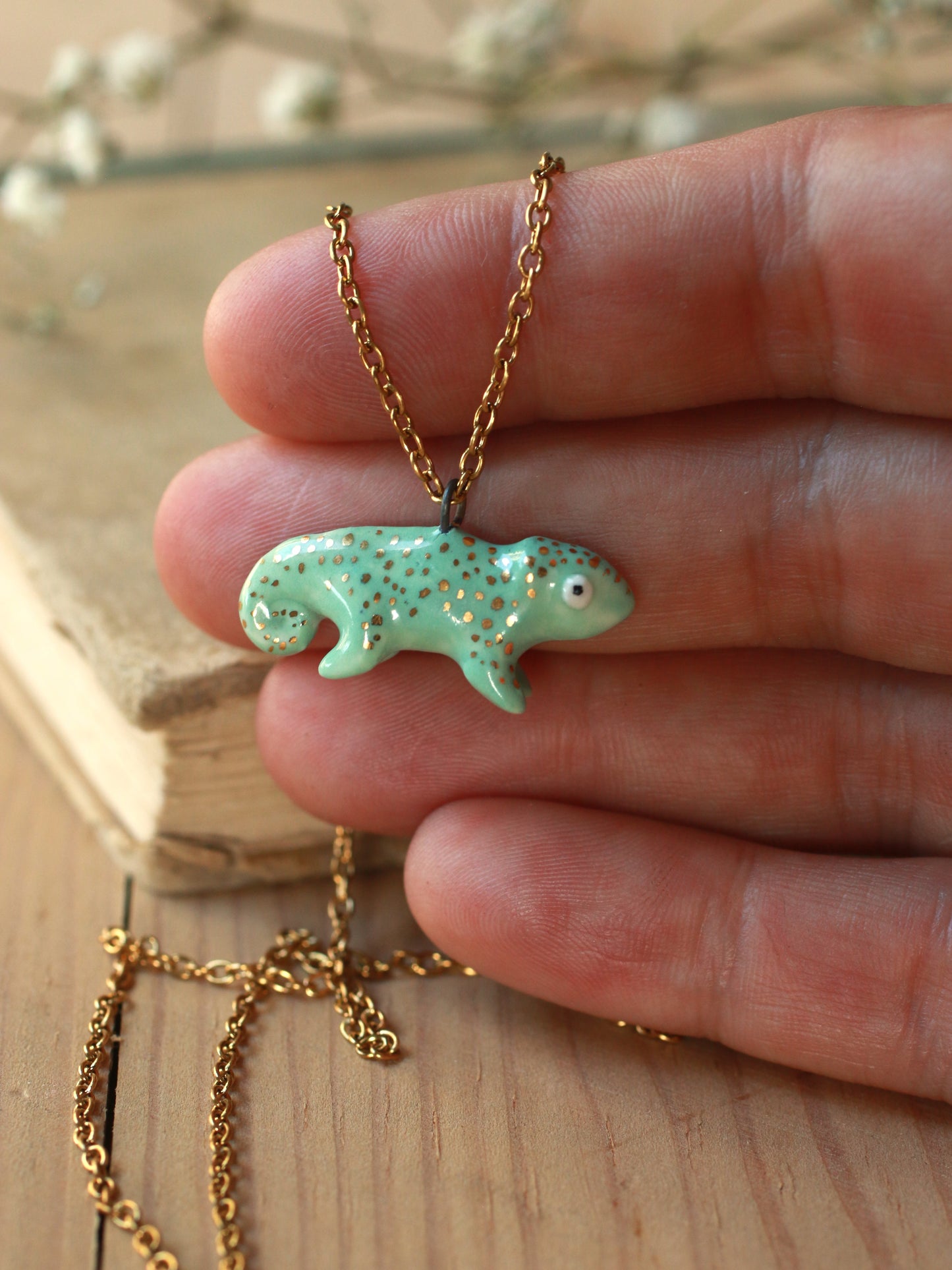 Chameleon necklace