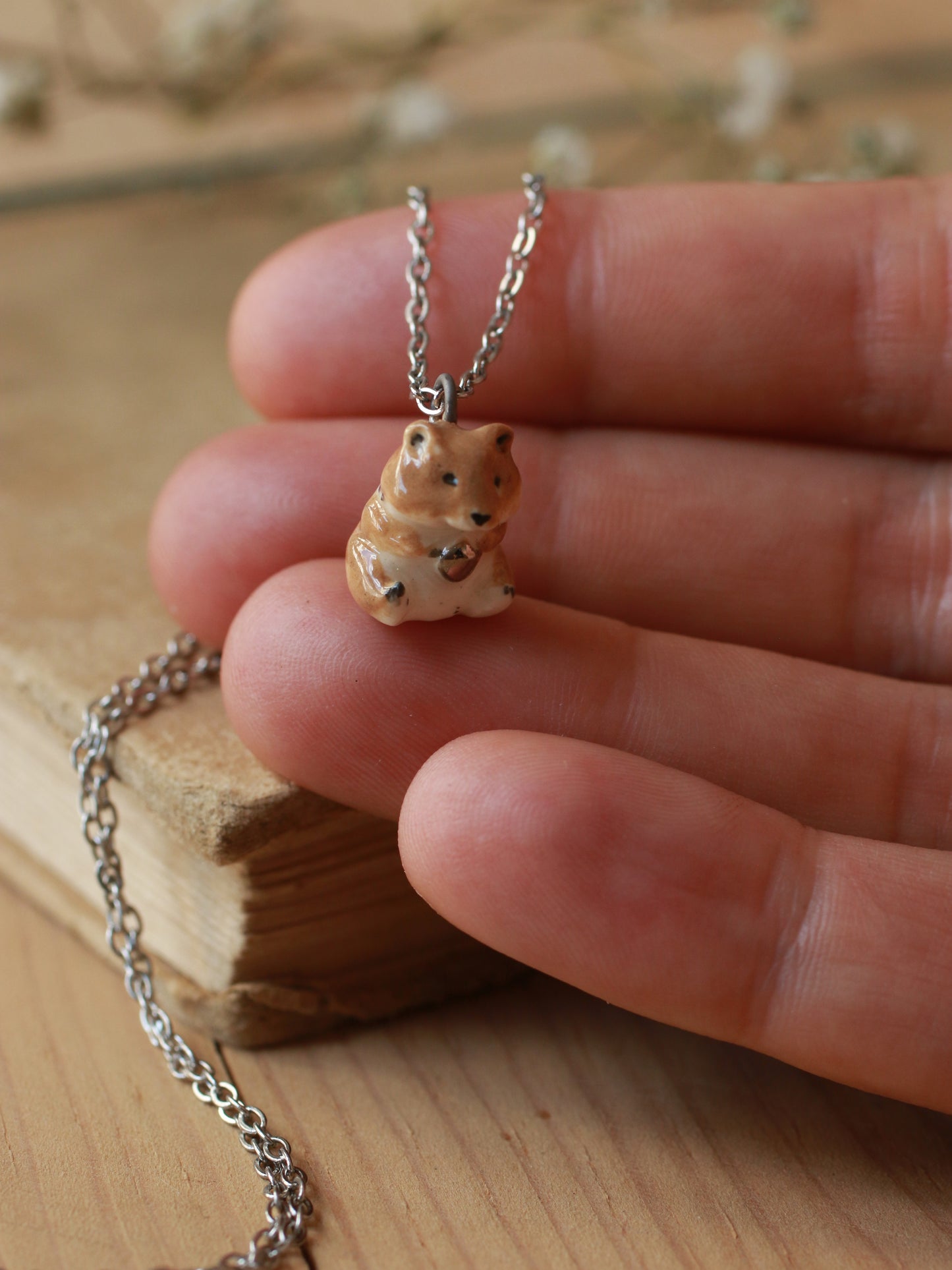 Hamster necklace