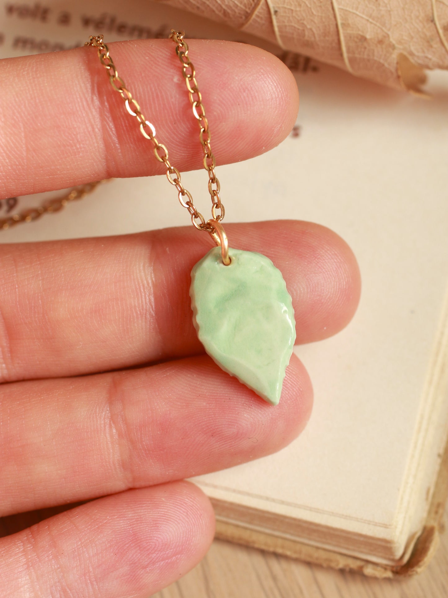 Leaf necklace