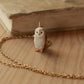 Barn owl necklace