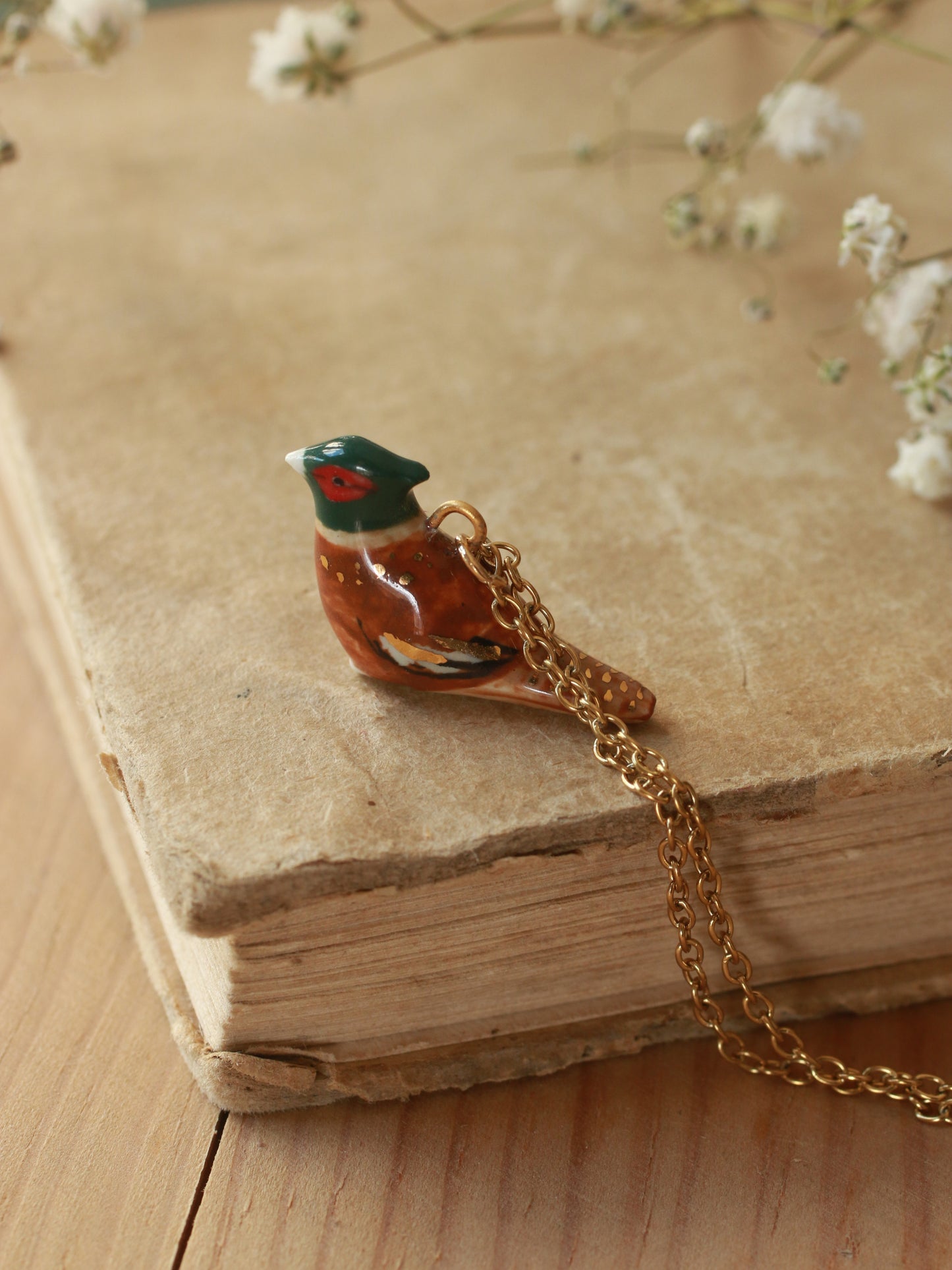 Pheasant necklace