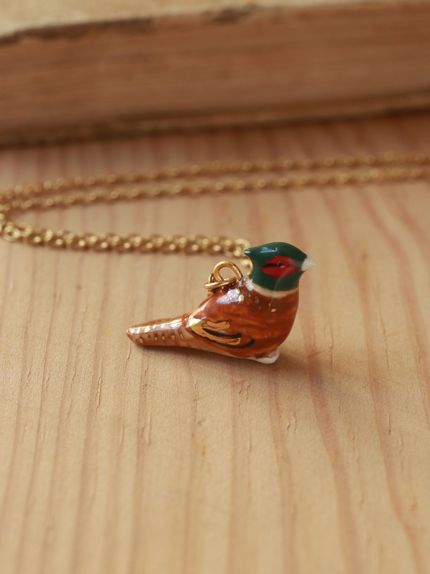 Pheasant necklace