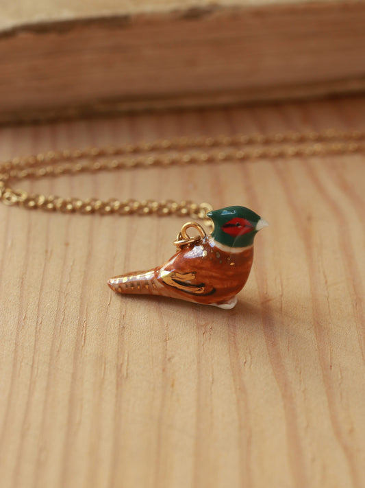 Pheasant necklace