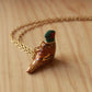 Pheasant necklace