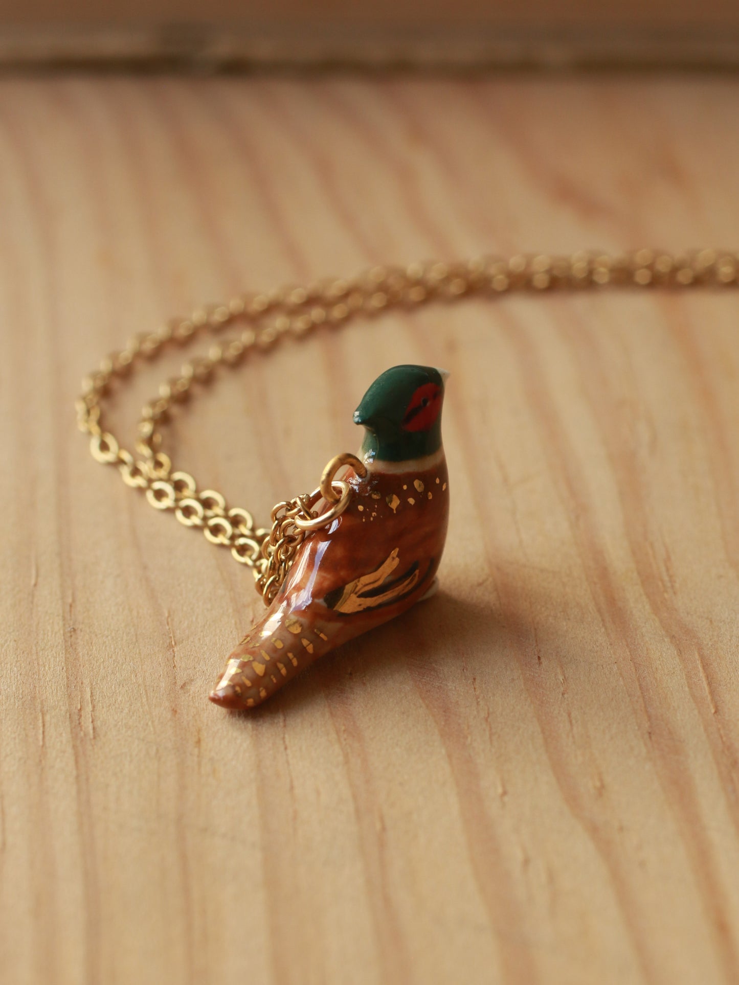 Pheasant necklace
