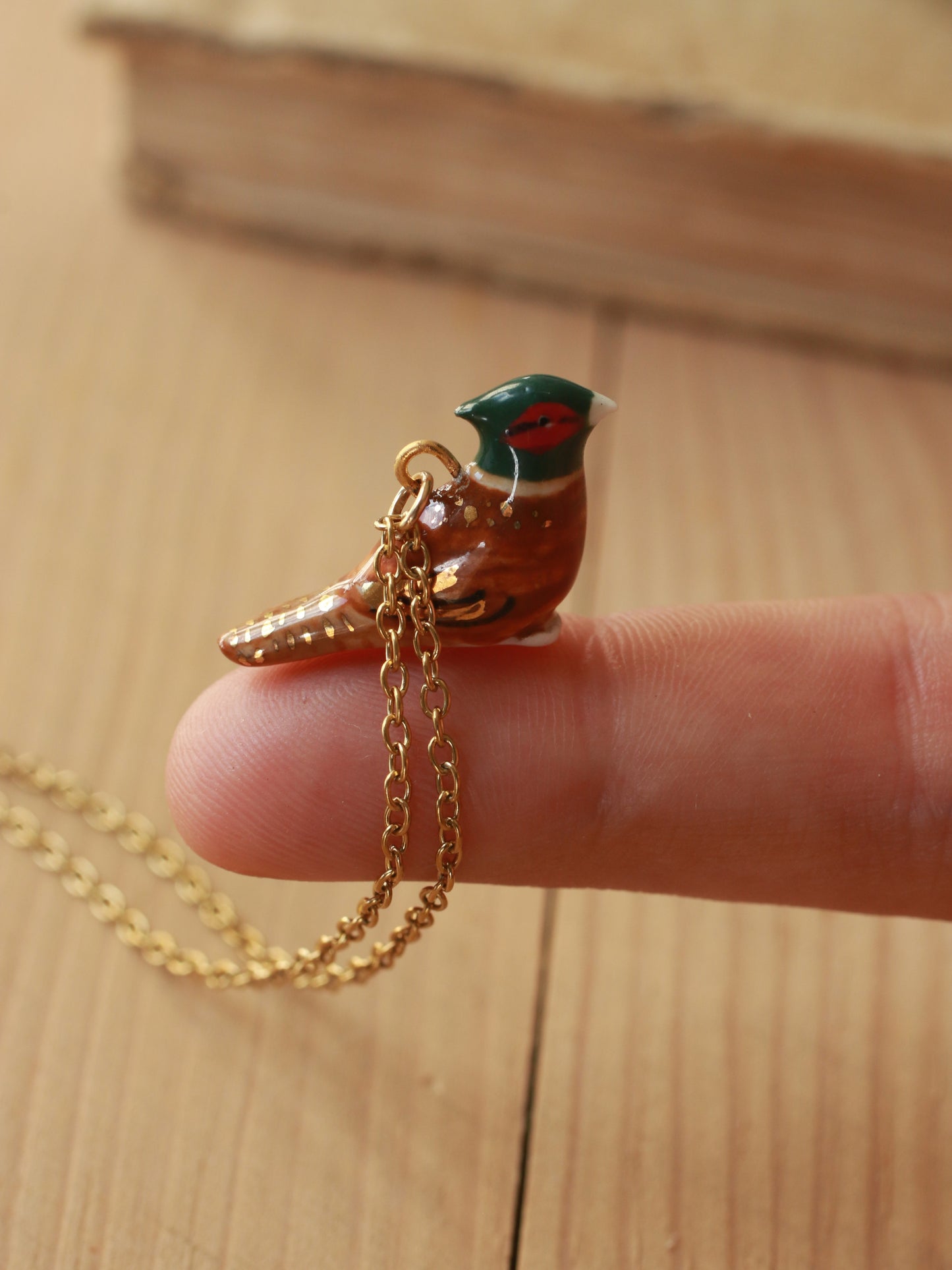 Pheasant necklace