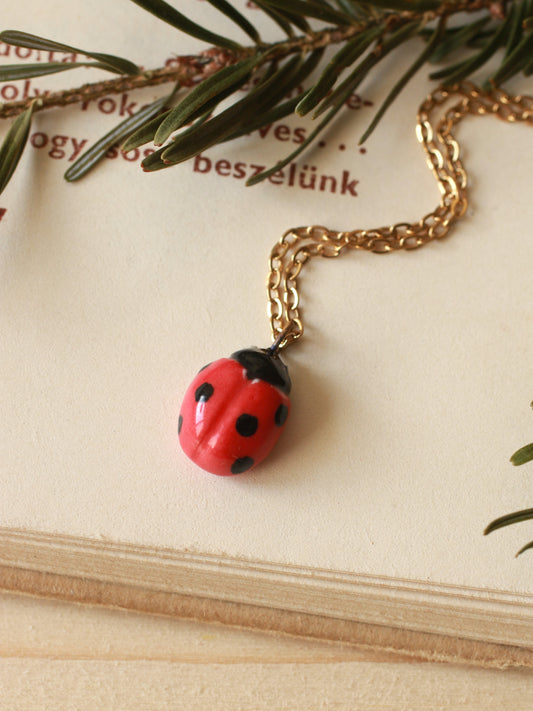 Ladybug necklace