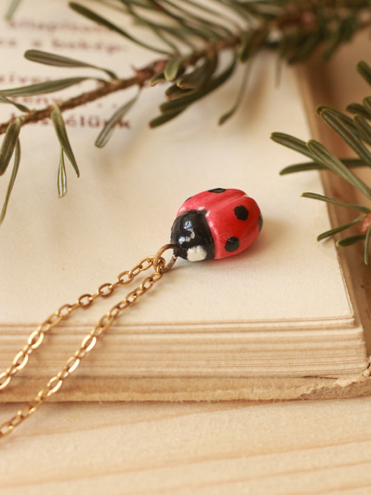 Ladybug necklace