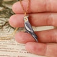 Cockatiel necklace - wooden parrot pendant