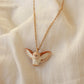 Barn owl necklace