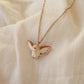 Barn owl necklace