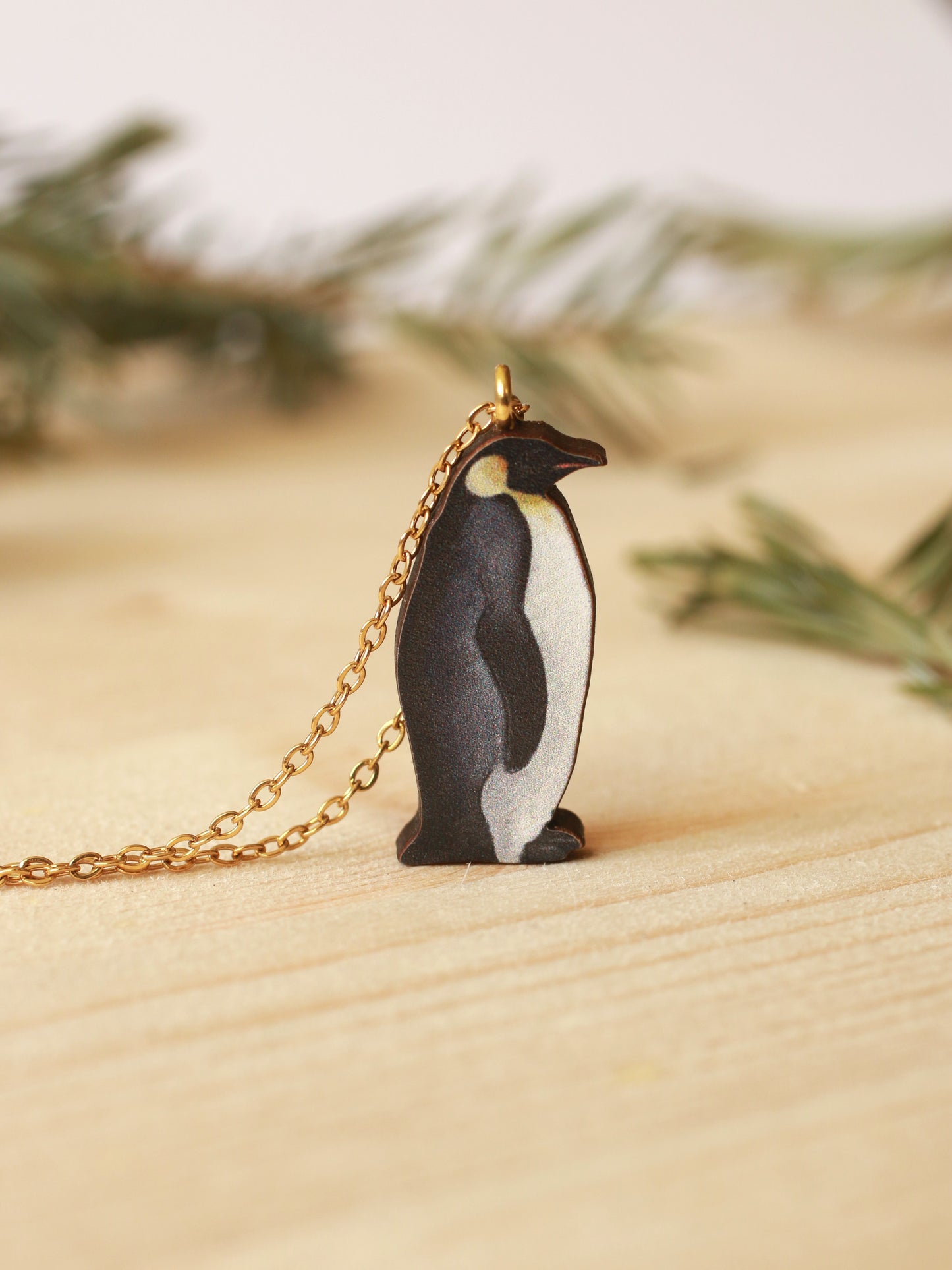 Emperor penguin necklace