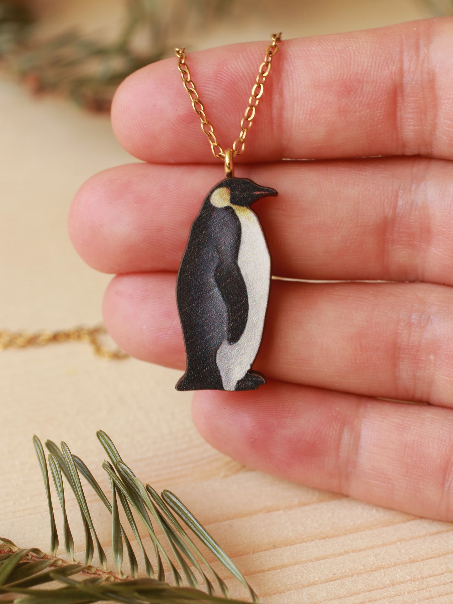 Emperor penguin necklace