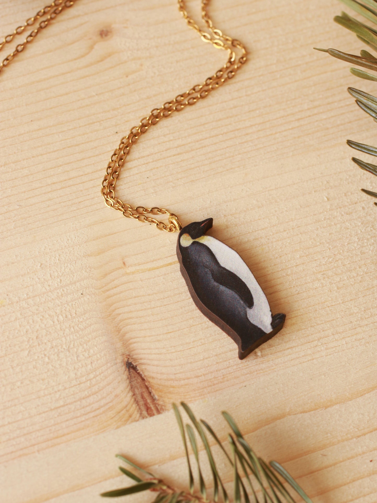 Emperor penguin necklace