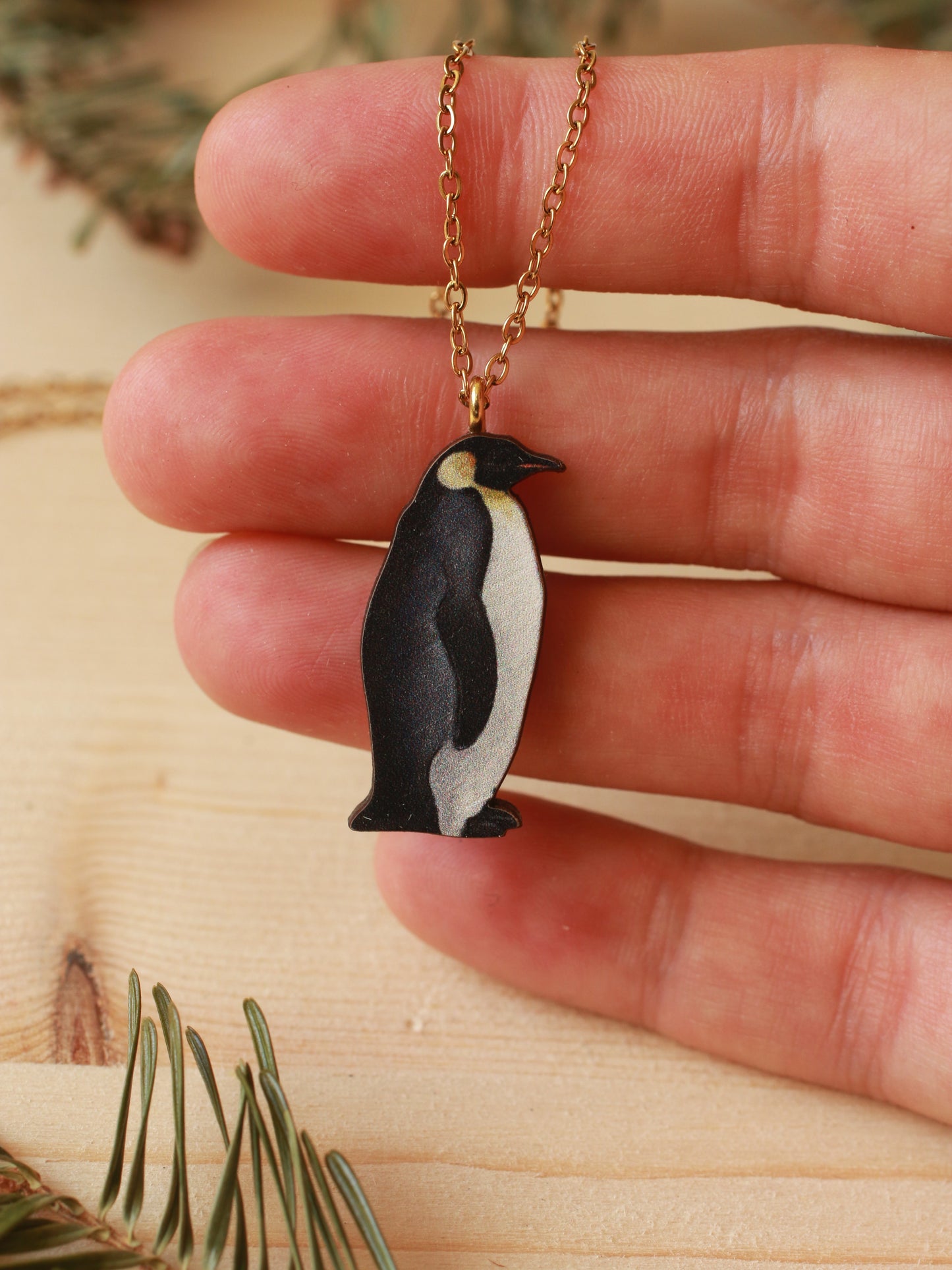 Emperor penguin necklace