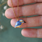 Kingfisher necklace