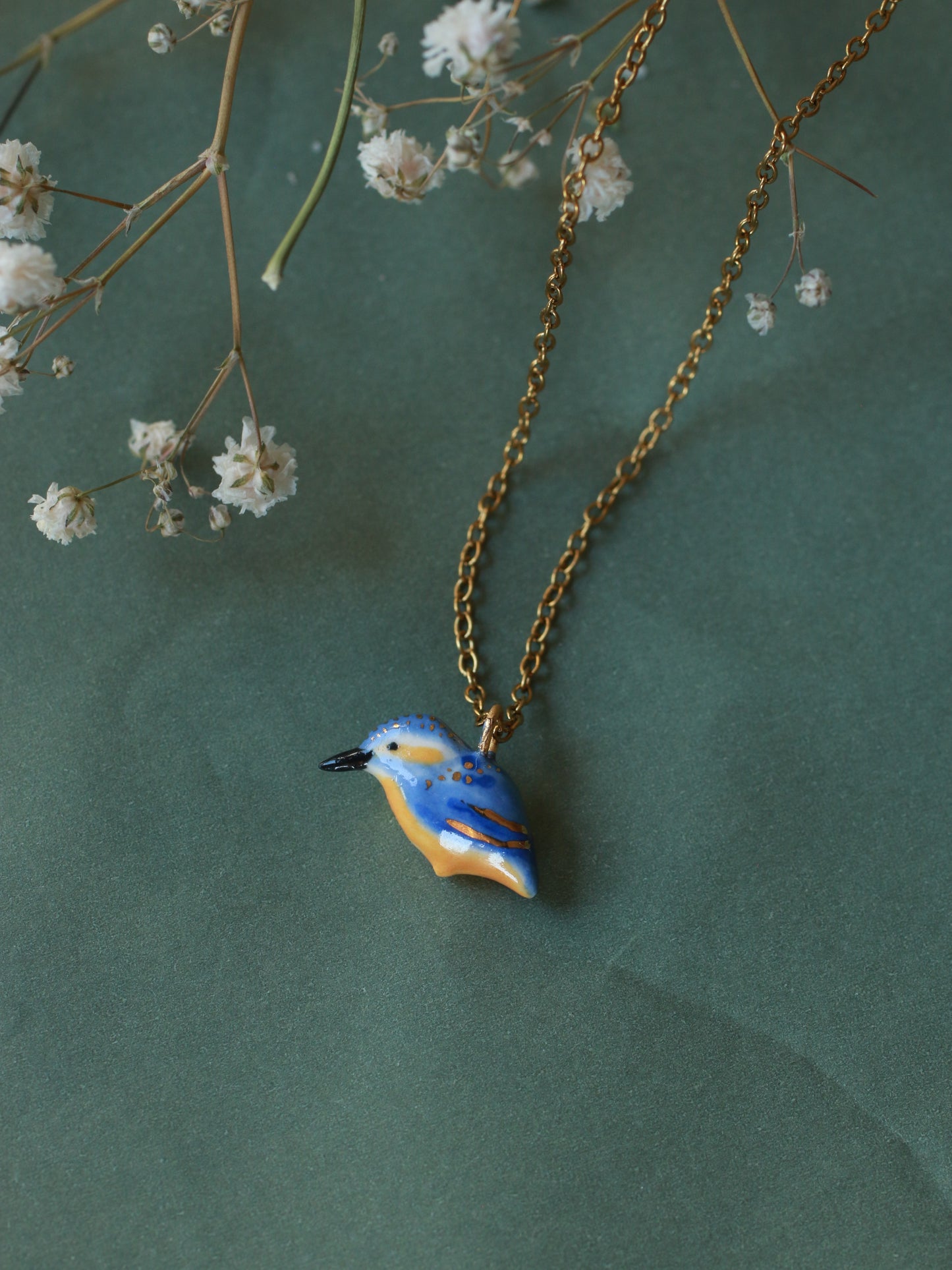 Kingfisher necklace