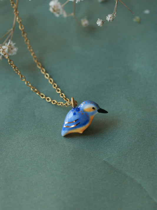 Kingfisher necklace