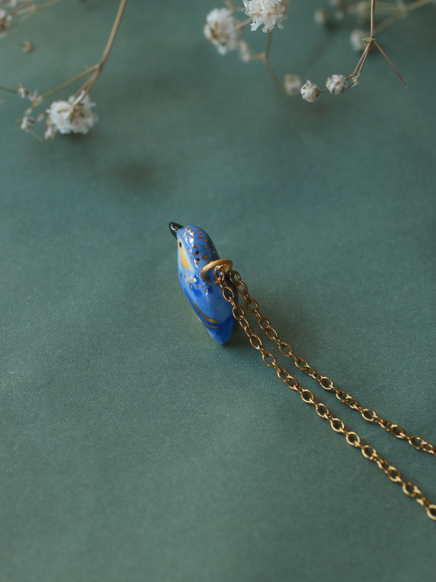 Kingfisher necklace