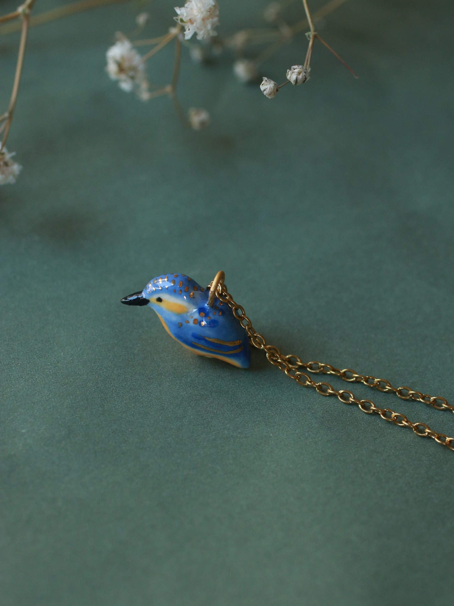 Kingfisher necklace