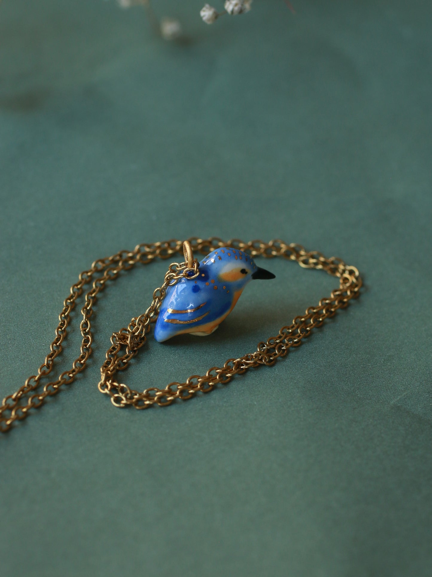 Kingfisher necklace