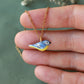 Blue tit necklace