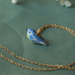 Blue tit necklace