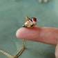 Goldfinch necklace
