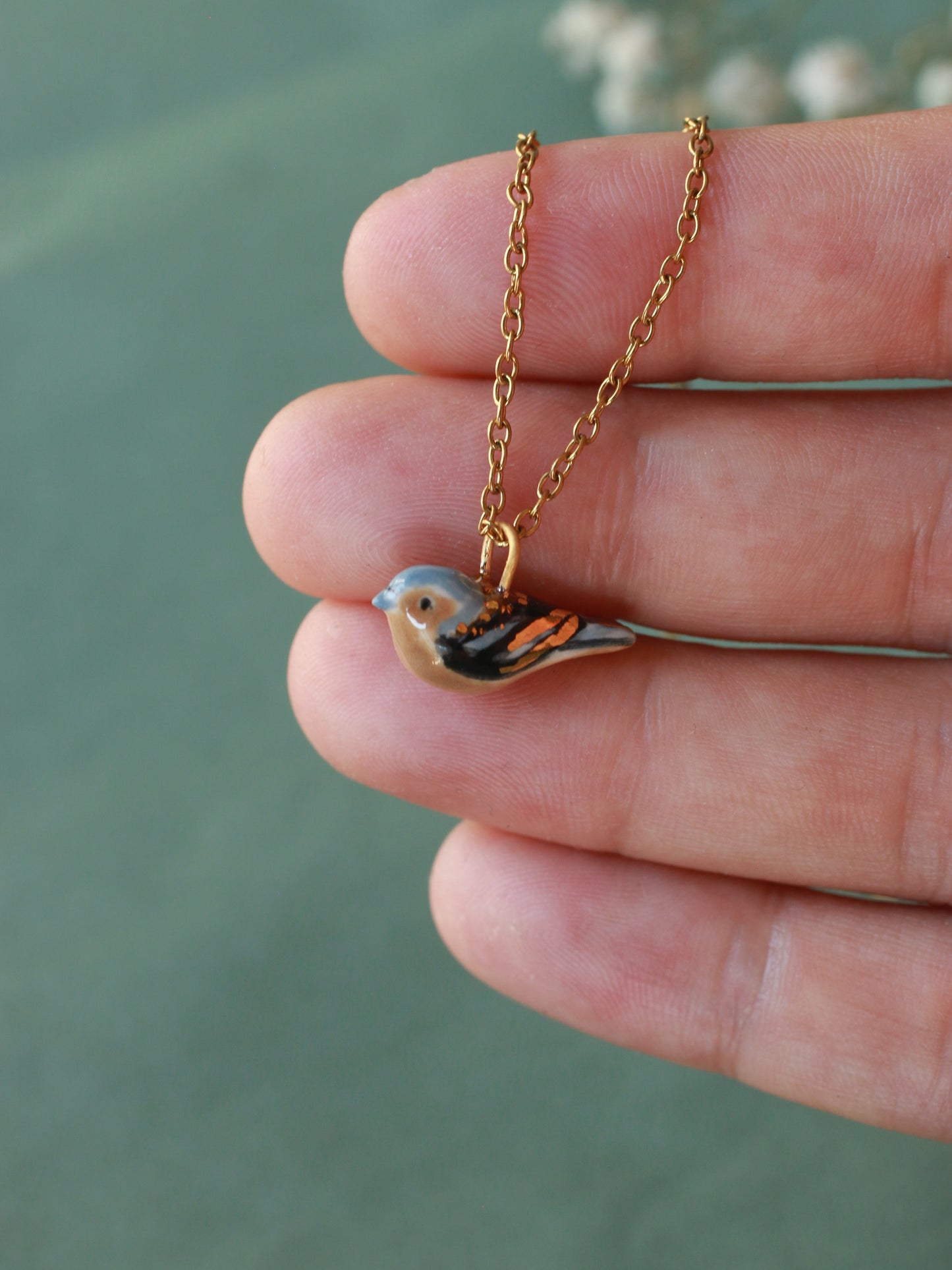 Chaffinch necklace