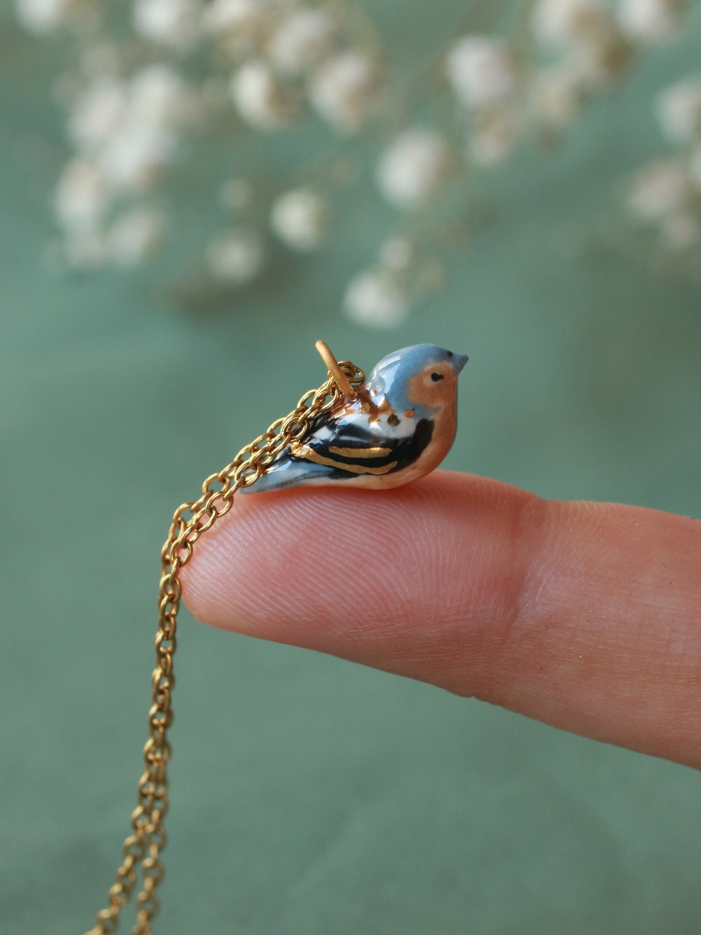 Chaffinch necklace