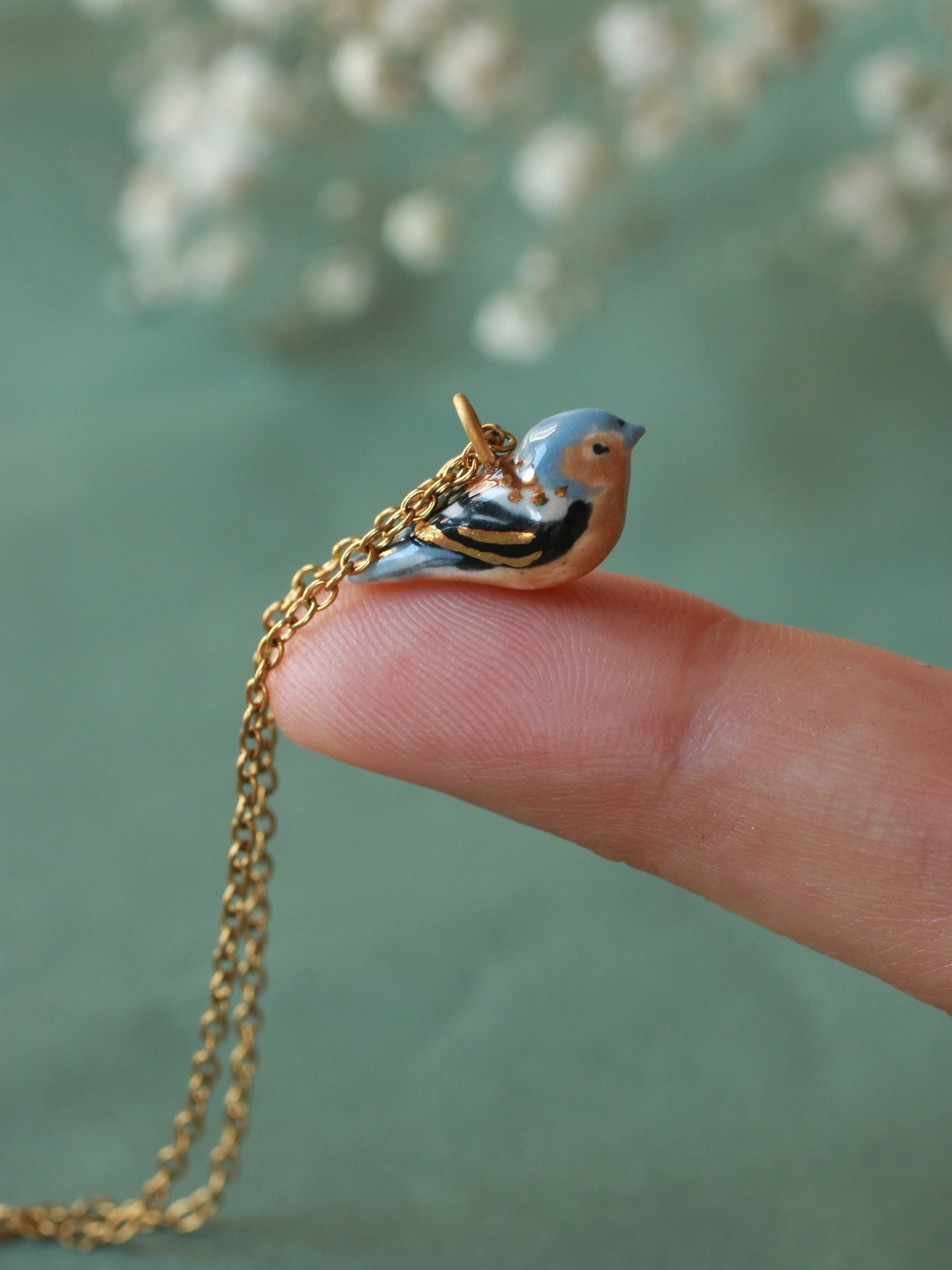 Chaffinch necklace
