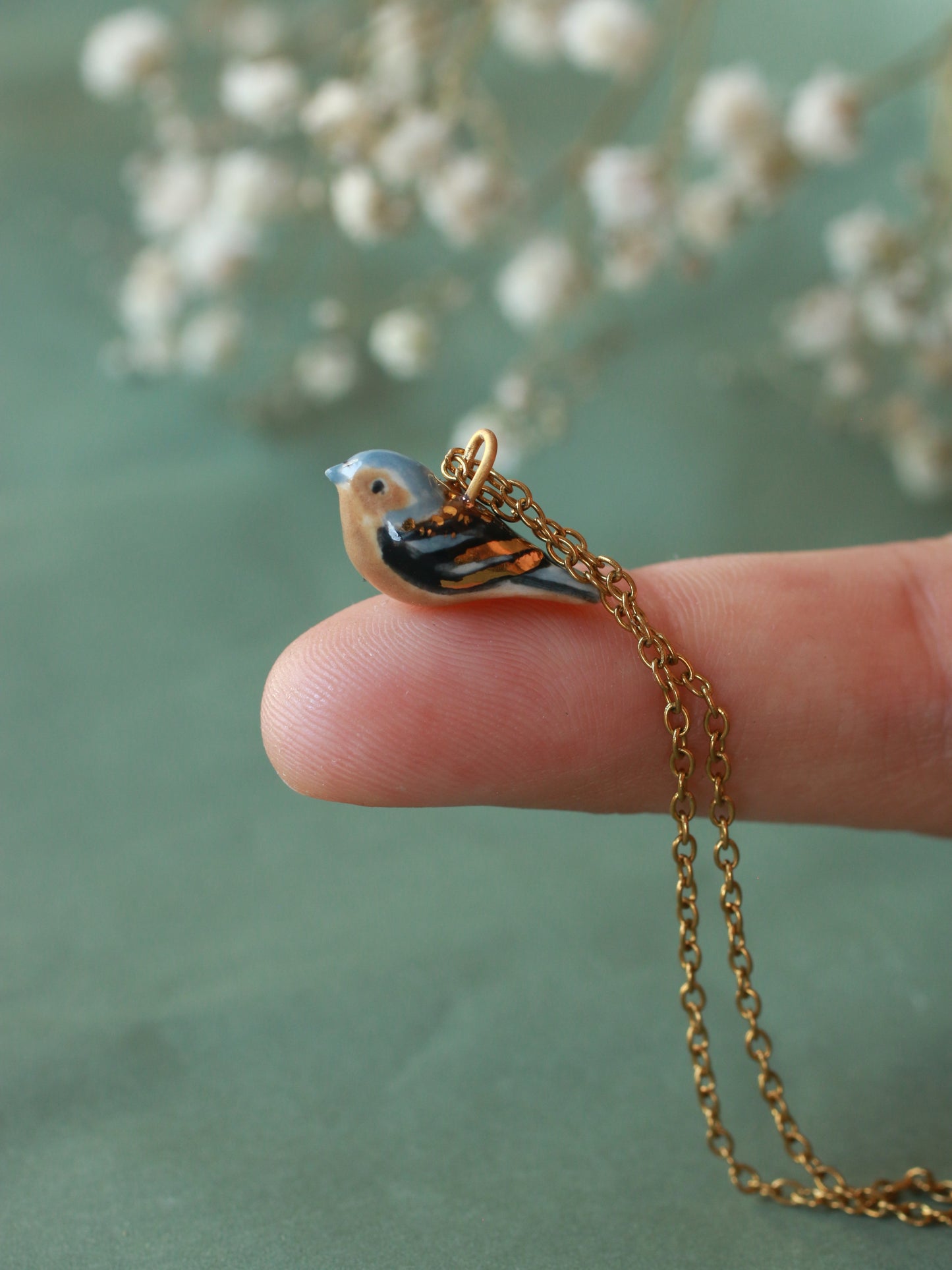 Chaffinch necklace