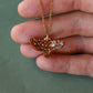 Barn owl necklace